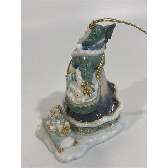 Bradford Thomas Kinkade Spirit Of The Holidays Bone China Christmas Ornament - Picture 6 of 8